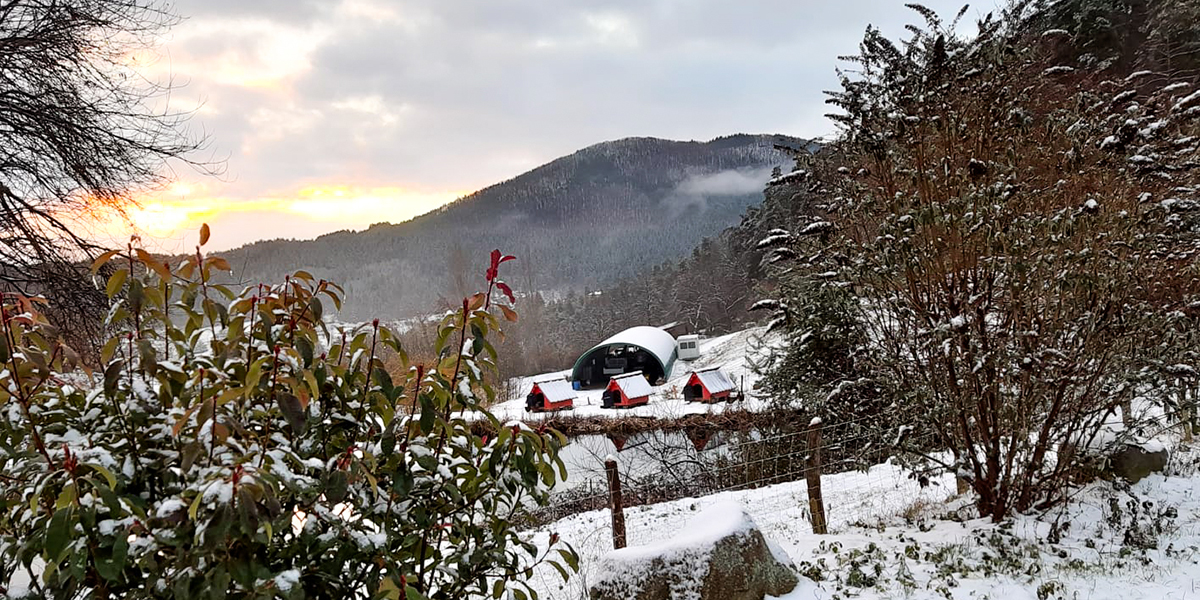 L'Ardèche sous la neige